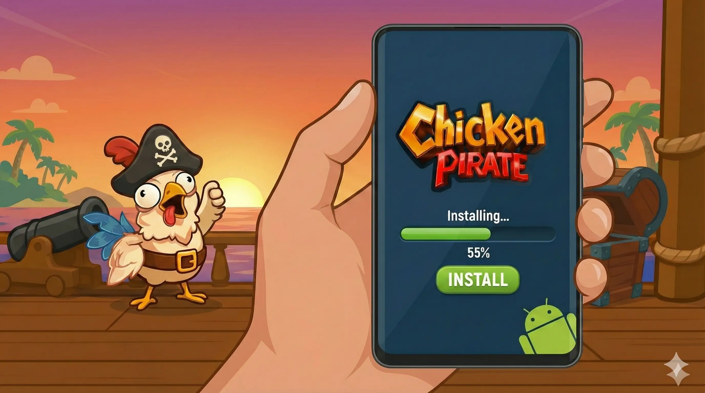 chicken pirate android