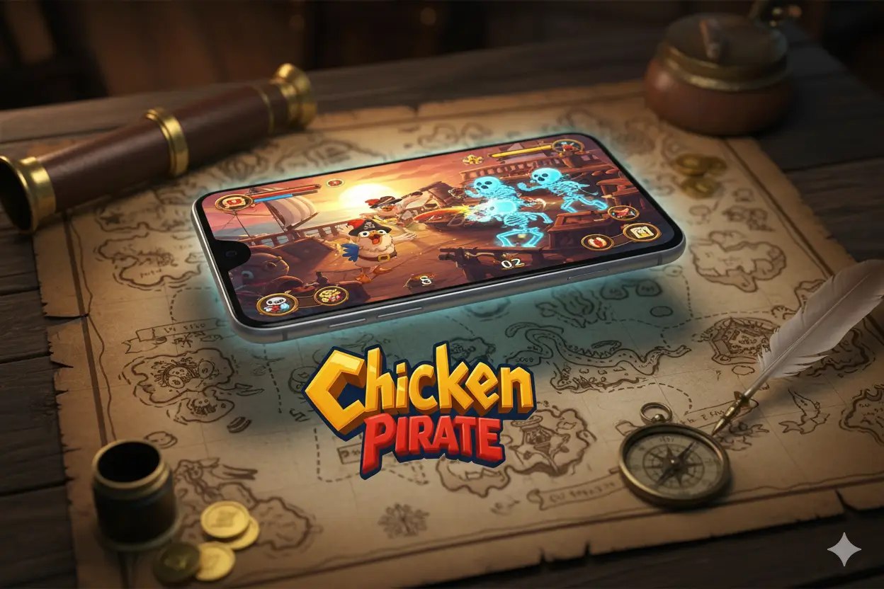 Chicken Pirate mobile app