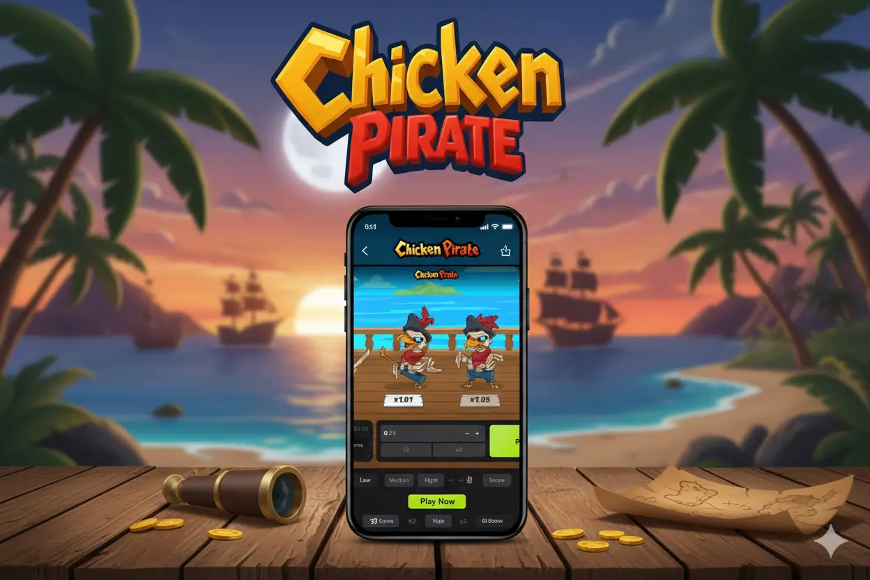 Chicken Pirate mobile app