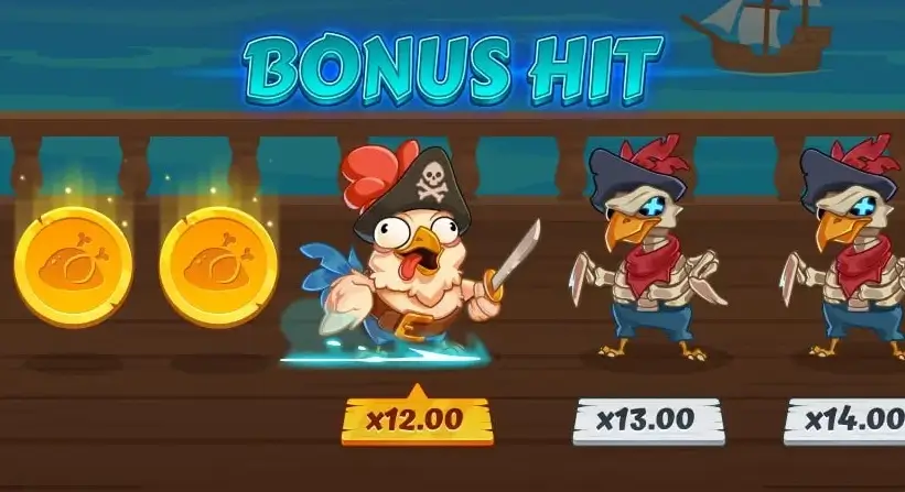 Bonus hit Chicken Pirate
